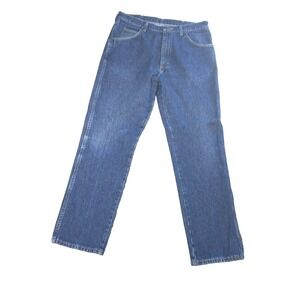 Wrangler Premium Quality Regular Fit Denim Jeans Mens Size 34x30 96501MR Outdoor